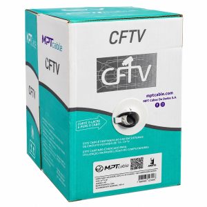 CABLE MPT CFTV 4P 24AWG 305M CMX / apto exterior / negro