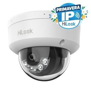 Cámara IP Turret IPC-D120HA-LU 2MP, luz blanca y micrófono